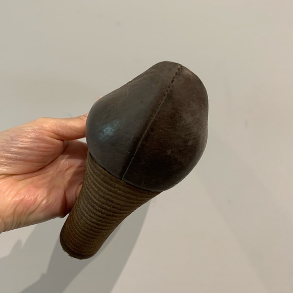 ECCO Genuine Leather High Heels, vintage effect, round toe, block heels - Picture 4 of 7